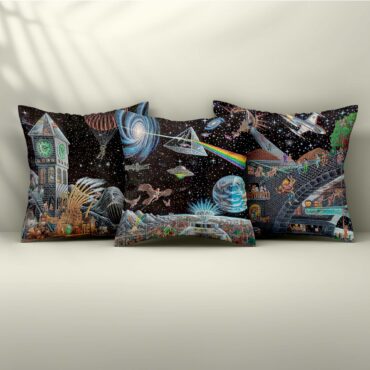 Echoes From The DSOTM Set 3 Cushion Pillow