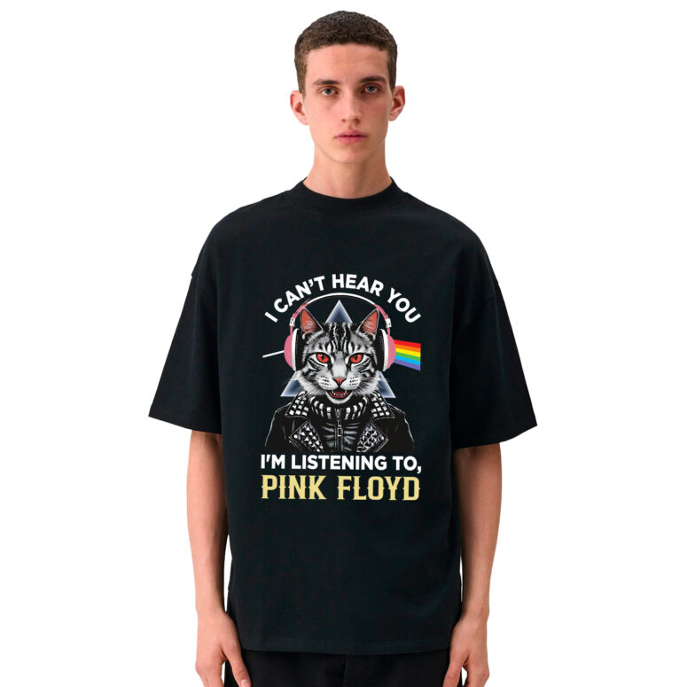 I Can't Hear You DSOTM Pink Floyd Cat Shirt I Can't Hear You DSOTM Pink Floyd Cat Shirt