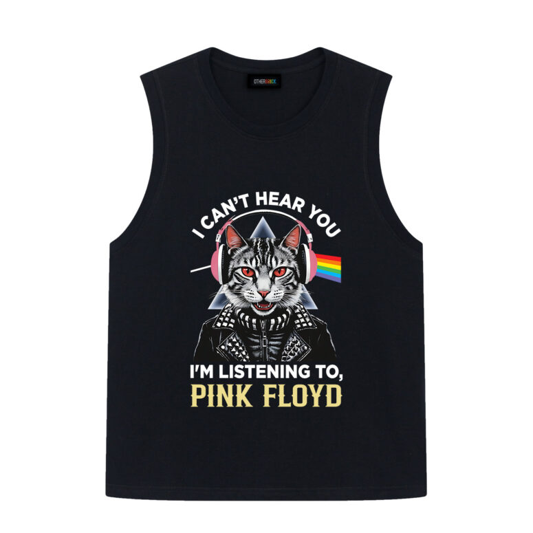 I Can't Hear You DSOTM Pink Floyd Cat Shirt I Can't Hear You DSOTM Pink Floyd Cat Shirt