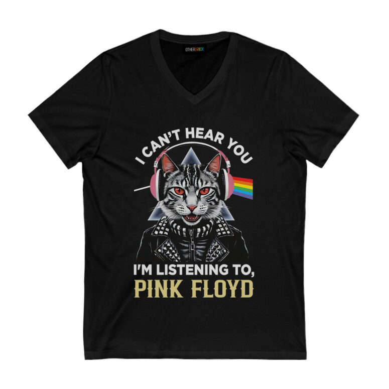 I Can't Hear You DSOTM Pink Floyd Cat Shirt I Can't Hear You DSOTM Pink Floyd Cat Shirt