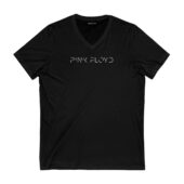 Minimalist Pink Floyd Logo Front Vneck Black - OtherBrick