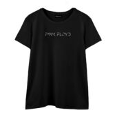 Minimalist Pink Floyd Logo Front Wtee Black - OtherBrick