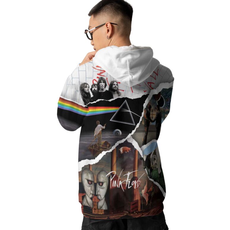 Pink Floyd Album Collection Torn Paper Shirt