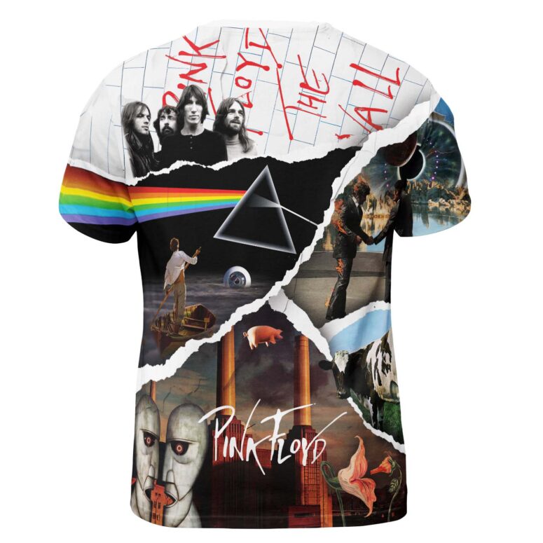 Pink Floyd Album Collection Torn Paper Shirt