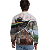 Pink Floyd Album Collection Torn Paper Sweater Back - OtherBrick