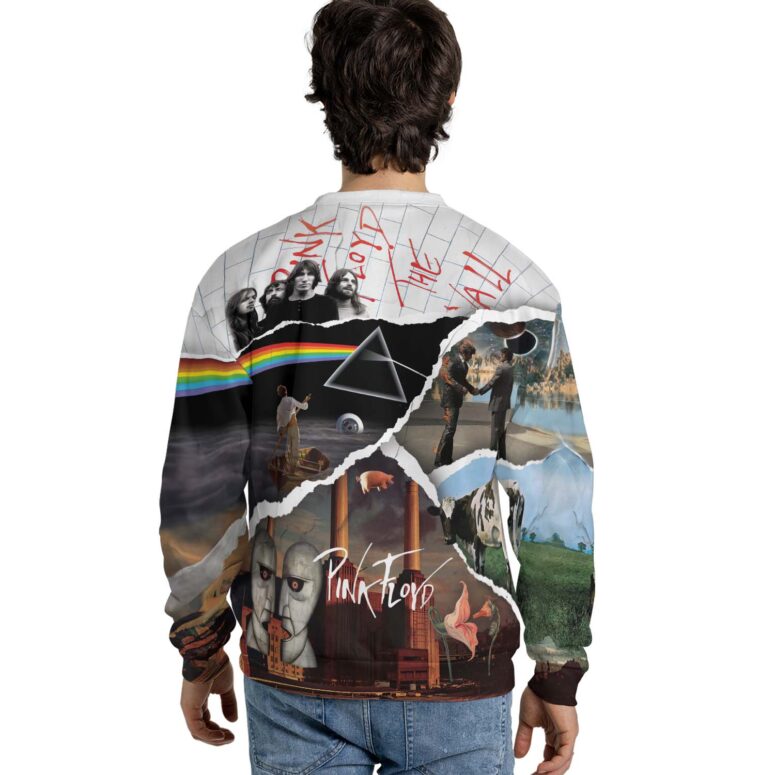 Pink Floyd Album Collection Torn Paper Shirt