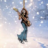 Pink Floyd Band Caricature Illustration Guitar And Drums Ornament Rogers Water - OtherBrick