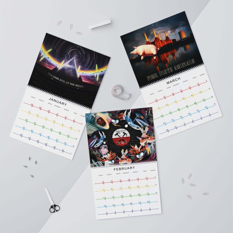 Pink Floyd Calendar 2025 Album Collection Torn Paper Pink Floyd Calendar 2025 Album Collection Torn Paper
