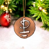 Pink Floyd Logo Ornament Mockup - OtherBrick