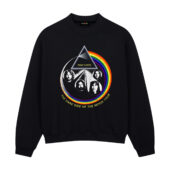 Pink Floyd The Dark Side Of The Moon World Tour Vintage Front Sweatshirt Black - OtherBrick