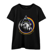 Pink Floyd The Dark Side Of The Moon World Tour Vintage Front Wtee Black - OtherBrick