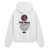Roger Waters The Wall Live In Berlin 1990 Pink Floyd Back Hoodie White - OtherBrick
