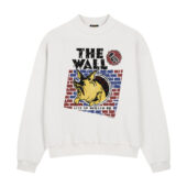 Roger Waters The Wall Live In Berlin 1990 Pink Floyd Front Sweatshirt White - OtherBrick