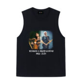 Romany & David Gilmour Msg 2024 Luck And Strange Front Tank Black - OtherBrick