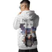Hoodie Back Wywh X Dsotm X Animals In The Wall Pink Floyd 3d Hoodie - OtherBrick