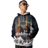Hoodie Front Pink Floyd Animals Pig Fly X Dsotm X Album Collection In The Wall 3d Hoodie - OtherBrick