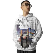 Hoodie Front Wywh X Dsotm X Animals In The Wall Pink Floyd 3d Hoodie - OtherBrick