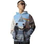 Hoodie Front Wywh X Dsotm X Animals X Pink Floyd The Wall 3d Hoodie - OtherBrick