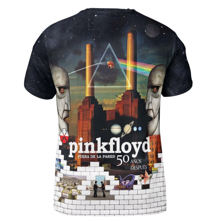 Pink Floyd Animals Pig Fly x DSOTM x Album Collection In The Wall Shirt