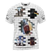 Shirt Front Pink Floyd Album Collection In The Wall Shirt - OtherBrick