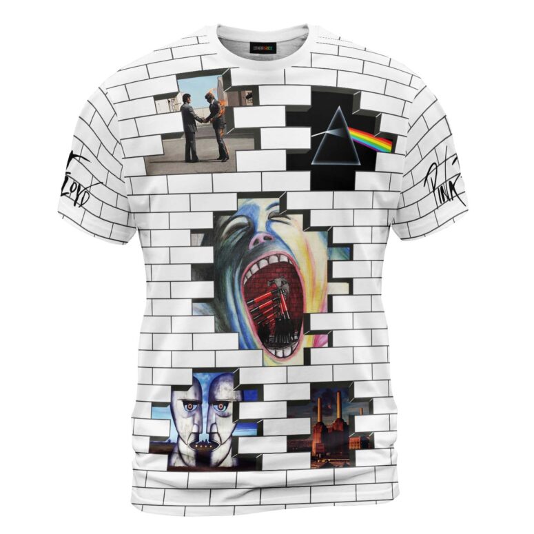 Pink Floyd Album Collection In The Wall Shirt