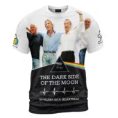 Shirt Front Pink Floyd Band Tdsotm 50 Years Aniversary X The Wall  - OtherBrick