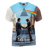 Shirt Front Wywh X Dsotm X Animals X Pink Floyd The Wall Shirt - OtherBrick