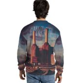 Sweater Back Pink Floyd Animals Album Cover Flying Pig Battersea Power Station - OtherBrick