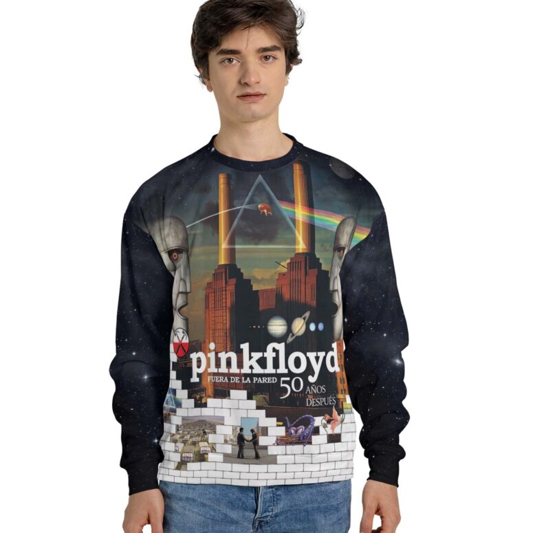 Pink Floyd Animals Pig Fly x DSOTM x Album Collection In The Wall Shirt
