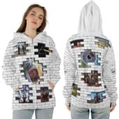 Ziphoodie Pink Floyd Album Collection In The Wall 3d Hoodie - OtherBrick
