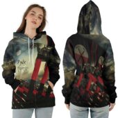 Ziphoodie Pink Floyd The Wall Hammer Art 3d Hoodie - OtherBrick