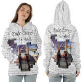 Ziphoodie Wywh X Dsotm X Animals In The Wall Pink Floyd 3d Hoodie - OtherBrick