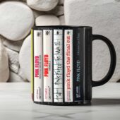14 Album Cassette Pink Floyd Mug Black 31 - OtherBrick