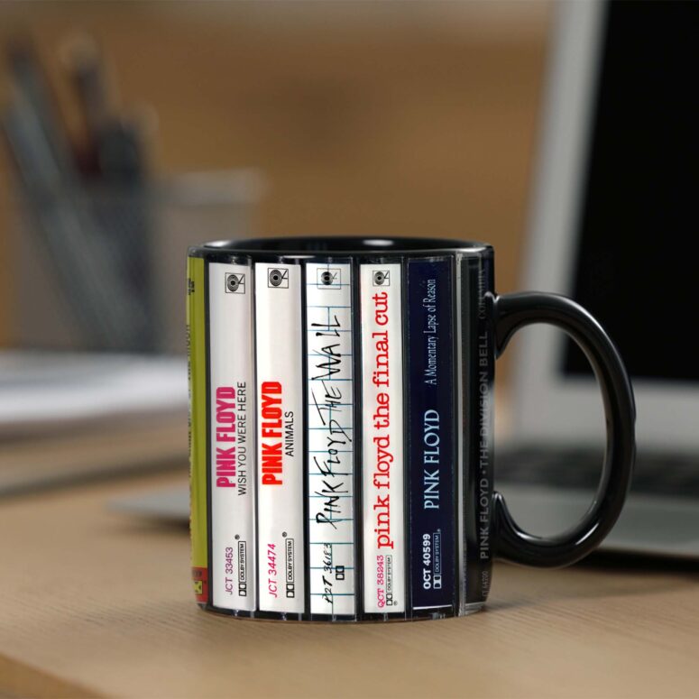 Pink Floyd 14 Albums Cassette Retro Collection Accent Mug Pink Floyd 14 Albums Cassette Retro Collection Accent Mug