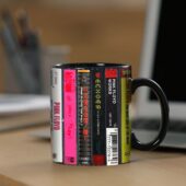 17 Album Cassette Pink Floyd Mug Mug Black 52 - OtherBrick