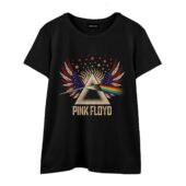 America Dark Side Of The Moon Pink Floyd Vintage Front Wtee Black - OtherBrick