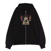 America Dark Side Of The Moon Pink Floyd Vintage Front Ziphoodie Black - OtherBrick