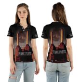 Animals Albums Pink Floyd Brown Mockup Women Polo Shirt - OtherBrick