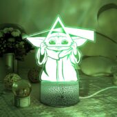 Baby Yoda Grogu Dsotm Pink Floyd Night Lamp Led Light1 - OtherBrick