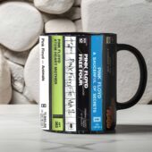 Collage Album Cassette Pink Floyd Mug Black 33 - OtherBrick
