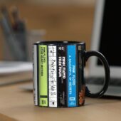 Collage Album Cassette Pink Floyd Mug Black 53 - OtherBrick