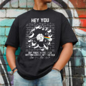 Dsotm Hey You Out There In The Cold Getting Lonely Pink Floyd Front Shirt Man Blacka - OtherBrick