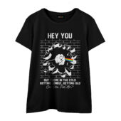 Dsotm Hey You Out There In The Cold Getting Lonely Pink Floyd Front Wtee Blacka - OtherBrick