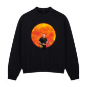 David Gilmour Halloween Hollywood Bowl Front Sweatshirt Black - OtherBrick