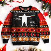 David Gilmour Luck And Strange 2024 Ugly Christmas Sweater Mk 1 - OtherBrick