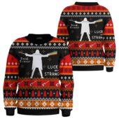 David Gilmour Luck And Strange 2024 Ugly Christmas Sweater Mk 3 - OtherBrick