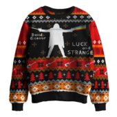 David Gilmour Luck And Strange 2024 Ugly Christmas Sweater Mk 6 - OtherBrick