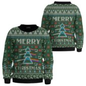 Merry Christmas Dark Side Of The Moon Pink Floyd Ugly Christmas Sweater Mk 3a - OtherBrick