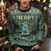 Merry Christmas Dark Side Of The Moon Pink Floyd Ugly Christmas Sweater Mk 8 - OtherBrick