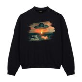 Nyc Madison Square Garden Luck And Strange Front Sweatshirt Black - OtherBrick
